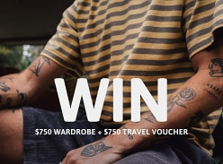 Win a $750 Wardrobe + $750 Travel Voucher
