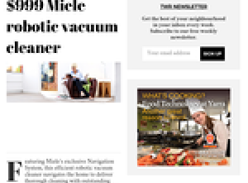 Win a $999 Miele robotic vacuum cleaner