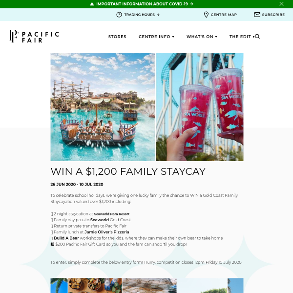 Win a a Gold Coast Family Staycation