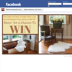 Win a a single white Long Wool Sheepskin Rug - Mortels Sheepskin Factory