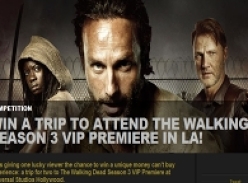 Win a a trip for two to The Walking Dead Season 3 VIP Premiere at Universal Studios Hollywood