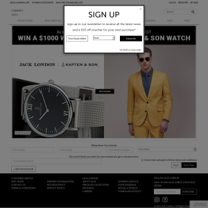 Win a & $1,000 wardrobe + a 'Kapten & Son' watch!