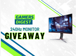Win a AOC 240hz Gaming Monitor