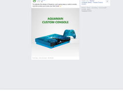 Win a Aqua Man Custom Xbox One X Console