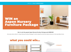 Win a Aspen Nursery Furniture Package!
