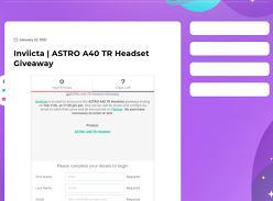 Win a ASTRO A40 TR Headset