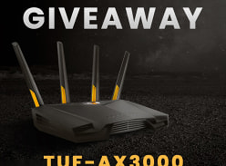 Win a ASUS TUF-AX3000 Wi-Fi 6 Gaming Router