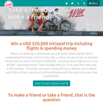 Win a $20,000 Intrepid trip including flights & spending money