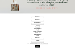 Win a Bag for you & a friend!