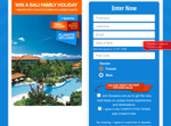 Win a Bali family holiday!