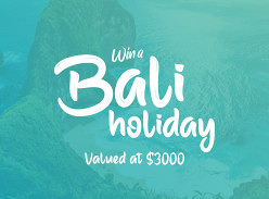 Win a Bali Holiday Package for 2
