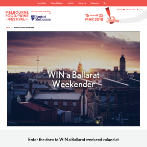Win a Ballarat Weekender