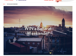 Win a Ballarat Weekender