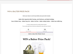 Win a Balter Prize Pack