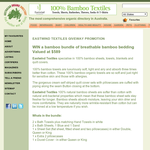 Win a bamboo bundle of breathable bamboo bedding