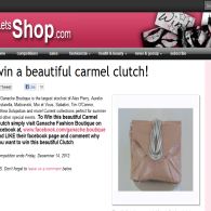 Win a beautiful Carmel clutch!