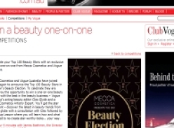 Win a beauty one-on-one