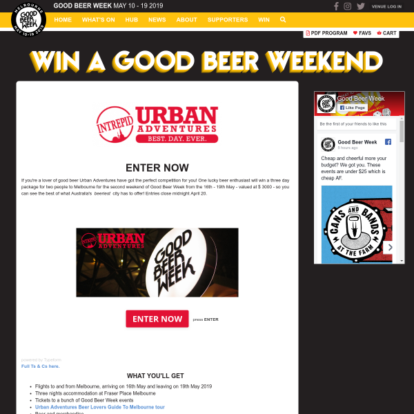 Win a Beer Lovers Weekend Away