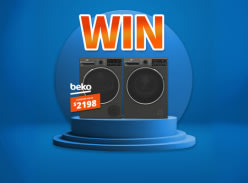 Win a Beko 9kg Wifi Washing Machine & 9kg Tumble Dryer with Steam