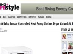 Win a Beko sensor-controlled heat pump clothes dryer!