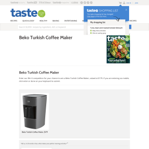 Win a Beko Turkish Coffee Maker