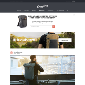 Win a Bellroy's Shift Backpack