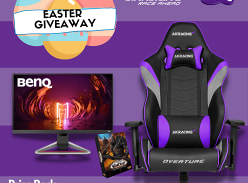 Win a BenQ MOBIUZ 144Hz Gaming Monitor & AKRacing Overture Racing Gaming Chair