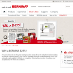 Win a Bernina B215 sewing machine!