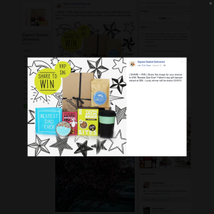 Win a 'Bestest Dad Ever' gift hamper valued at $86! - Signed Sealed Delivered