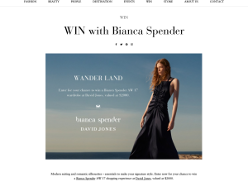 Win a 'Bianca Spender' AW 17 wardrobe at David Jones, valued at $2,000!