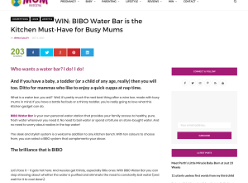 Win a Bibo Water Bar