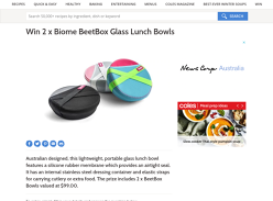 Win a Biome Lunch Box Pack