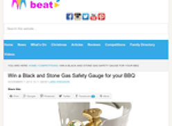 Win a Black and Stone Gas Safety Gauge for your BBQ