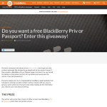 Win a BlackBerry Priv or Passport!