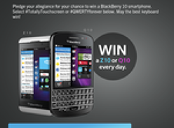 Win a Blackberry Z10 or Q10 every day!