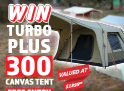 Win a BlackWolf Turbo Plus 300 8 Person Canvas Tent
