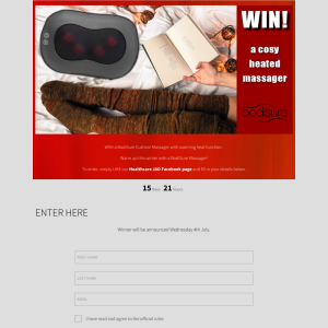 Win a BodiSure Cushion Massager