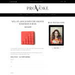 Win a Body Scrub - Provoke