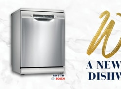 Win a Bosch 60cm Stainless Steel Free Standing Dishwasher