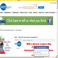 Win a Bosch Logixx 8KG front-loading washing machine