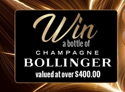 Win a Bottle of 2007 RD Bollinger Champagne