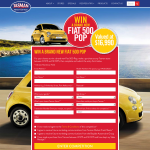 Win a brand new Fiat 500 Pop!