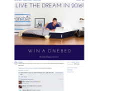 Win a brand new Onebed 
