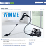 Win a brand new Samsung Motion Sync vacuum cleaner!