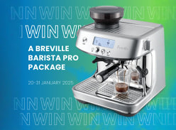 Win a Breville Barista Pro Coffee Machine