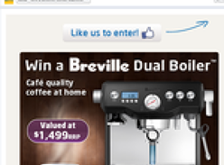 Win a Breville Dual Boiler valued at $1,499!