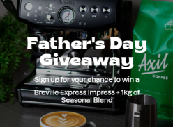 Win a Breville Express Impress + 1kg of Seasonal Blend