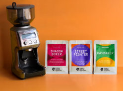 Win a Breville Grinder and 3 Bags of Coffee
