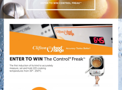 Win a Breville/Polyscience Control Freak Induction Cooker