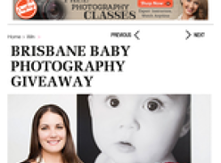 Win a Brisbane Baby Photography Session